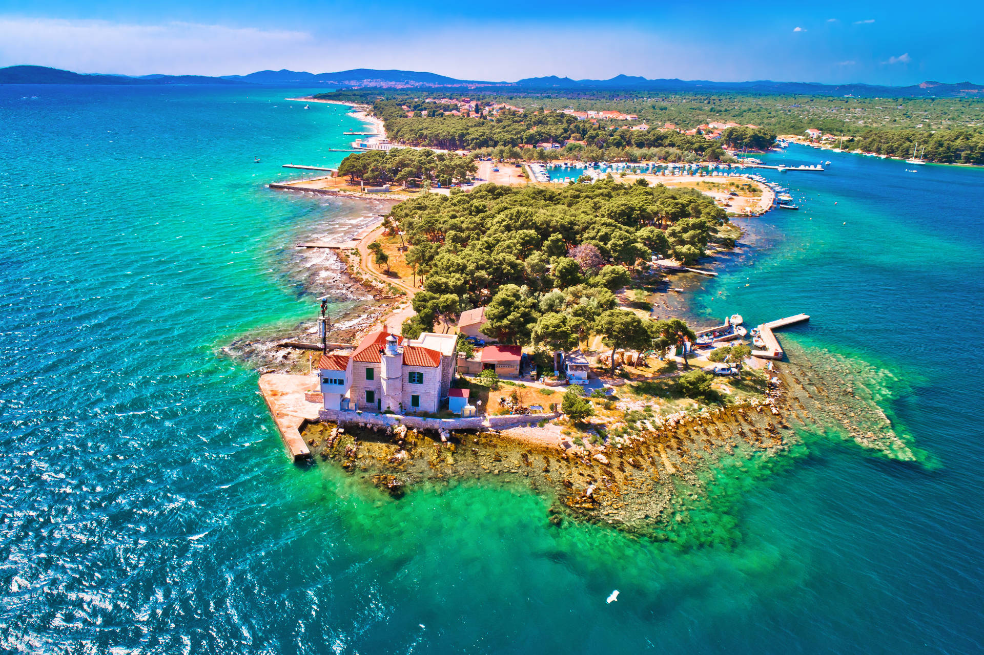 Island Zlarin in Central Adriatic Region in Croatia