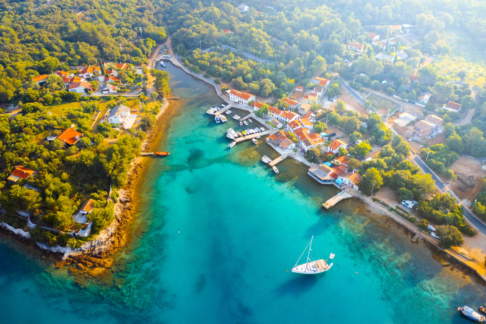 Island Cres in North Adriatic Region in Croatia