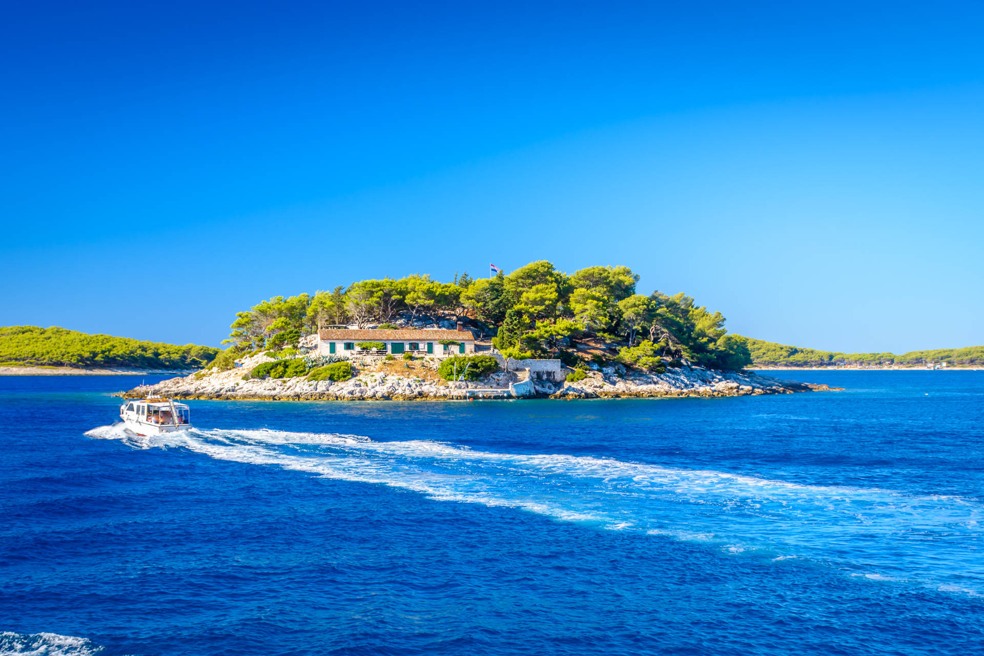 Island Hvar in South Adriatic Region in Croatia