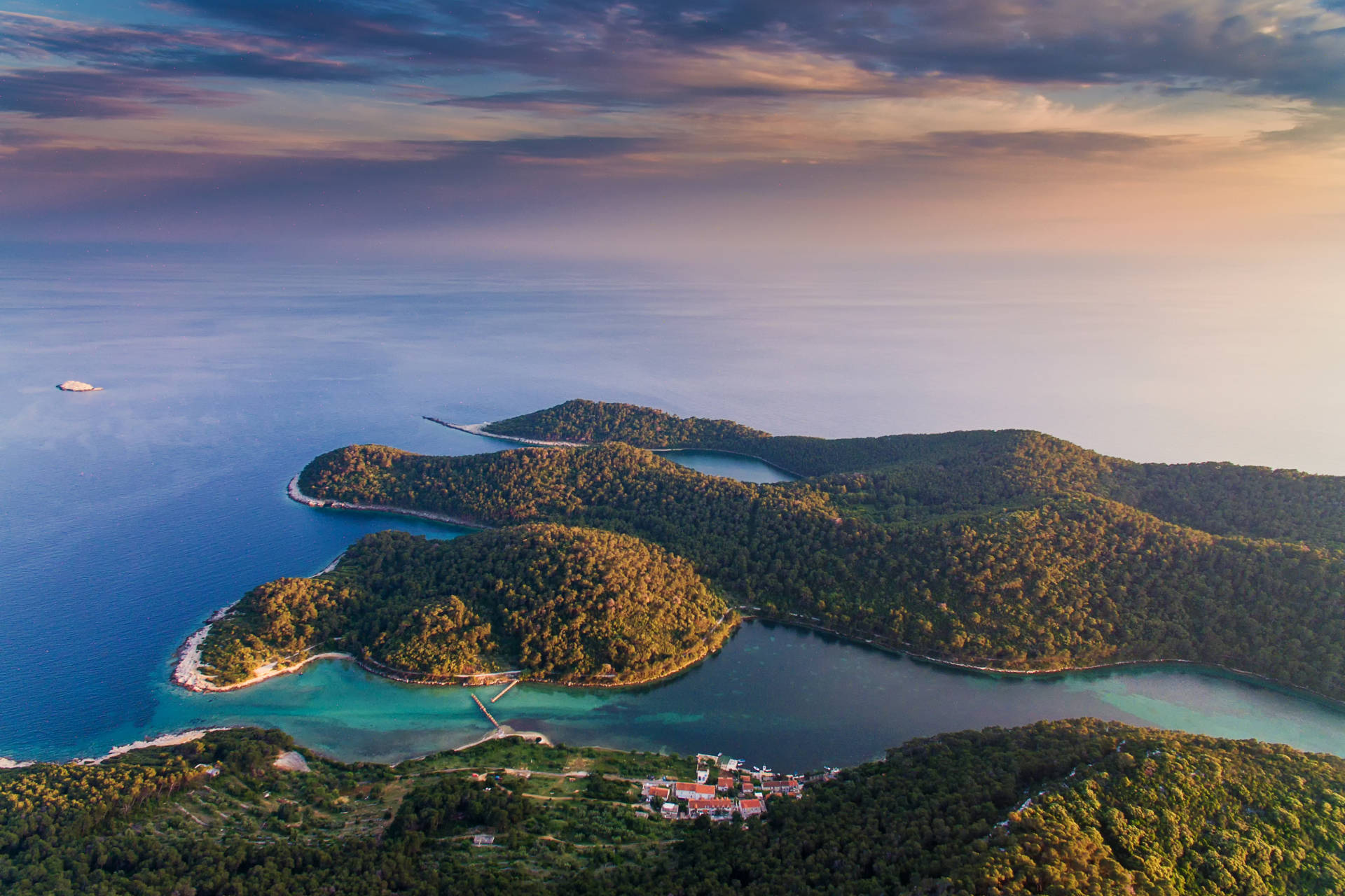 Mljet in South Adriatic Region in Croatia