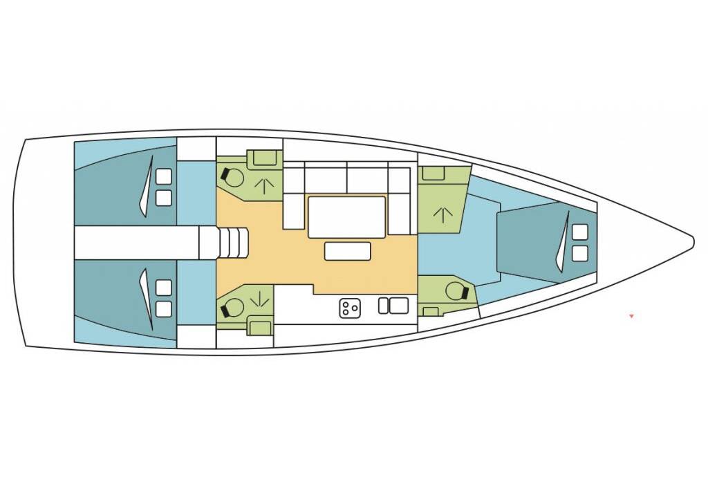 Dufour 460 GL Tequila Night