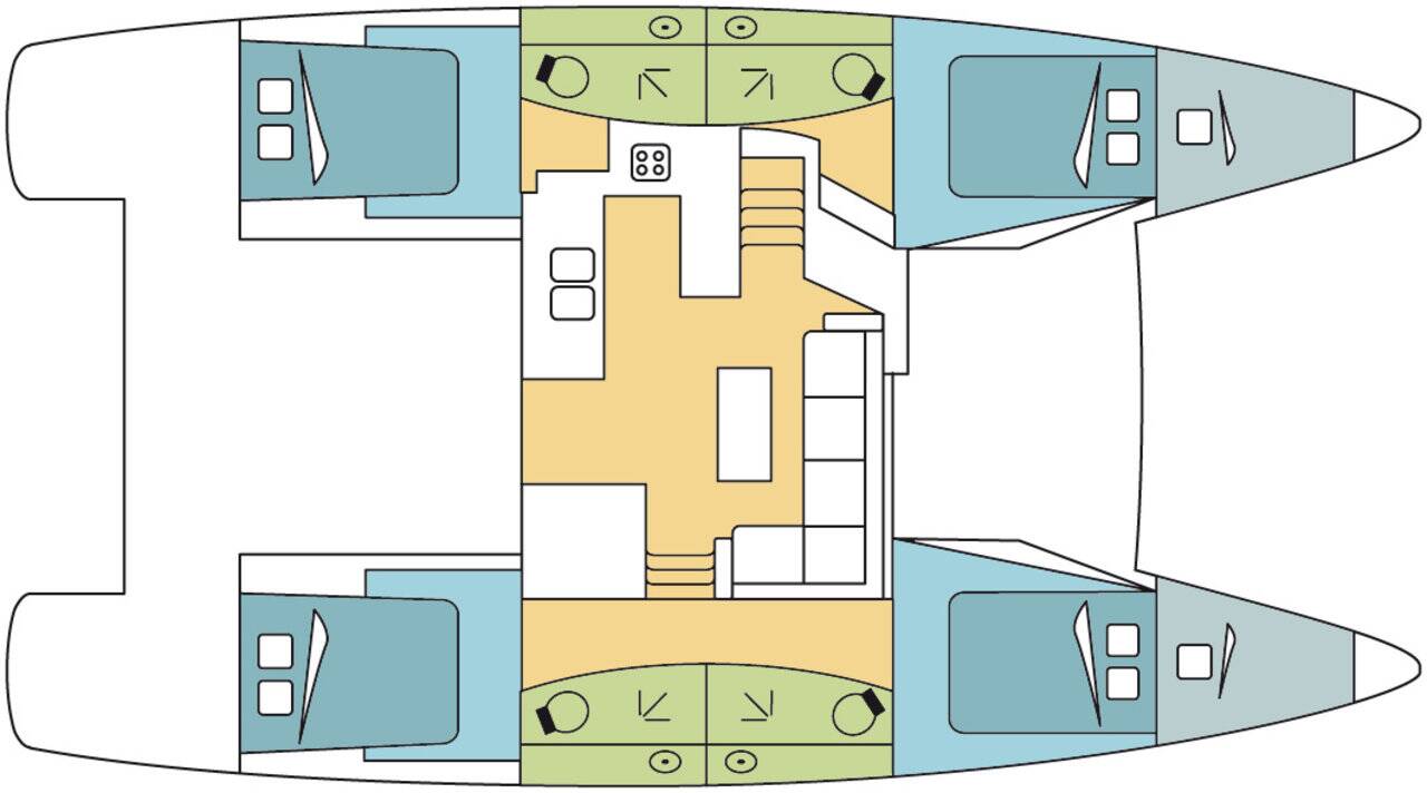Fountaine Pajot Elba 45 Two Phish