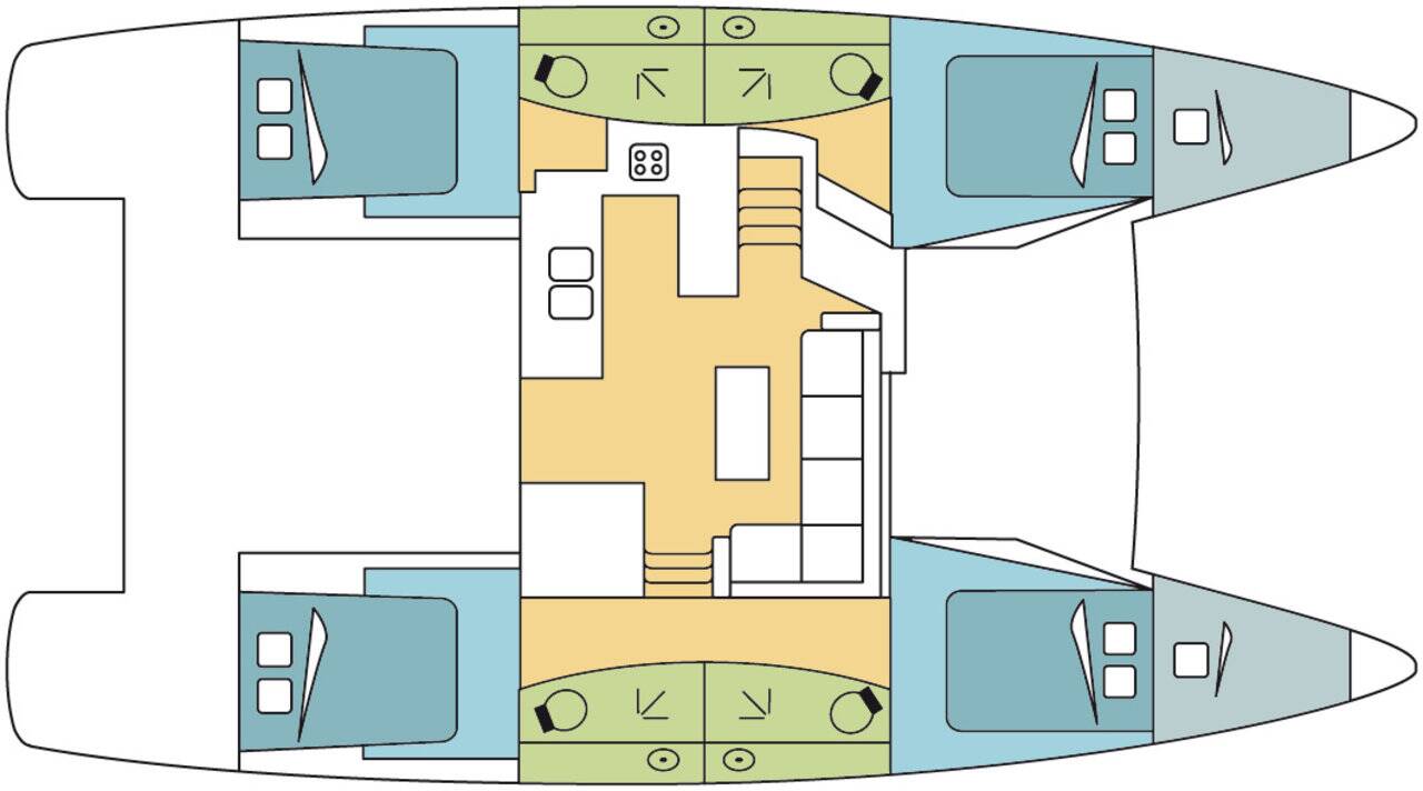 Fountaine Pajot Elba 45 Marina