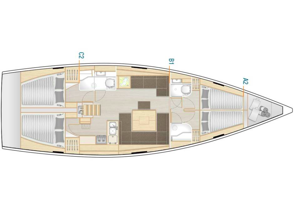 Hanse 458 Deep Sea