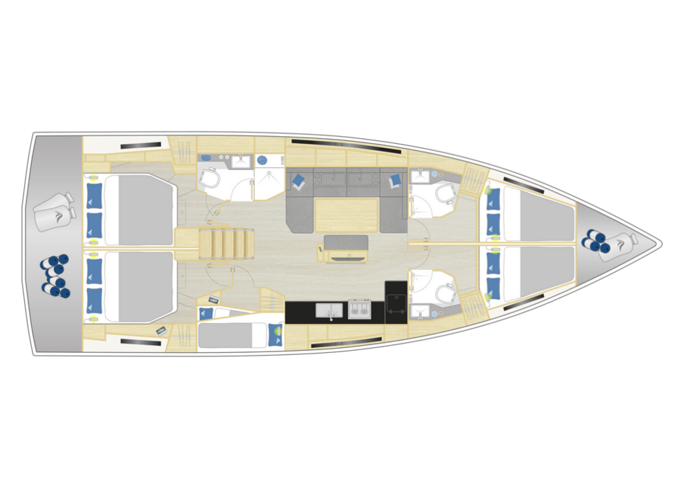 Hanse 460 White Pearl