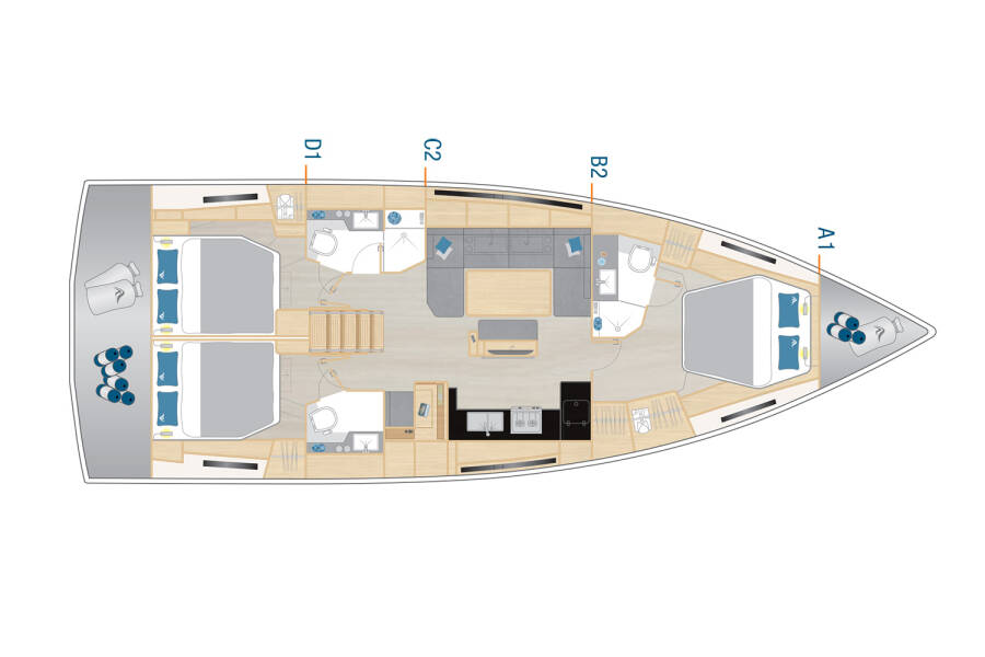 Hanse 460 #332 - OW