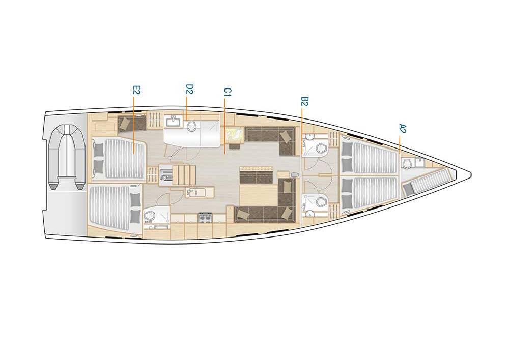 Hanse 548 Lady Ardea