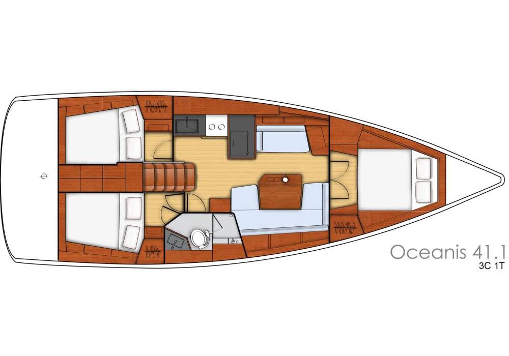 Oceanis 41.1 White Beauty