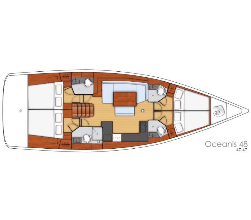 Oceanis 48 Flou