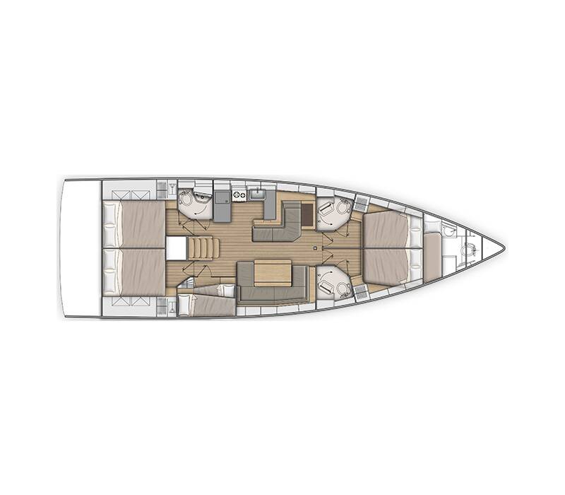 Oceanis 51.1 Forkys