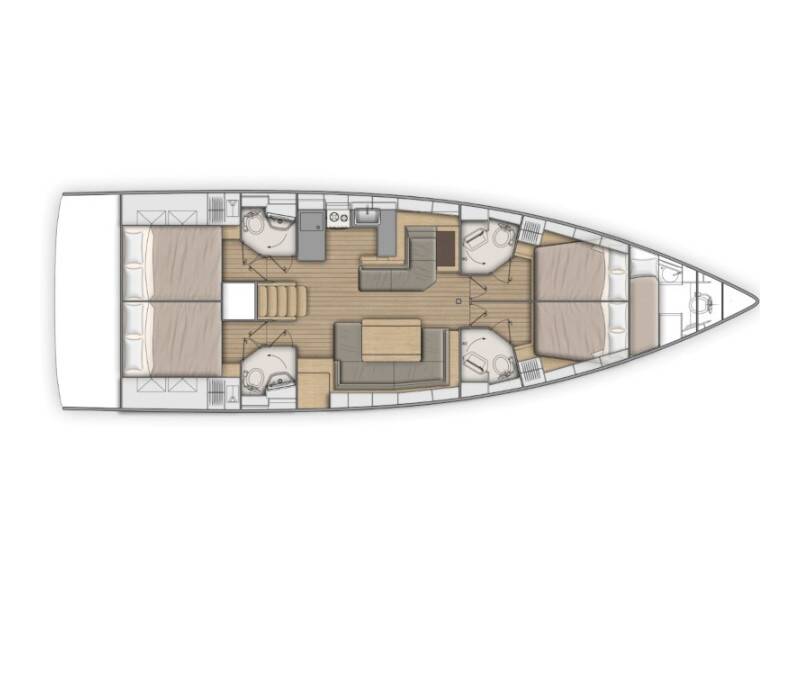 Oceanis 51.1 Grey Goose